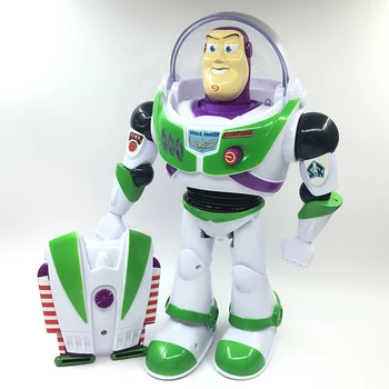 Disney Patiesu Juguete Toy Story 4 Buzz Lightyear mūzikas/gaismas ar Spārniem Lelle Rīcības Attēls Rotaļlietas Bērniem Dzimšanas dienas Dāvanu A103