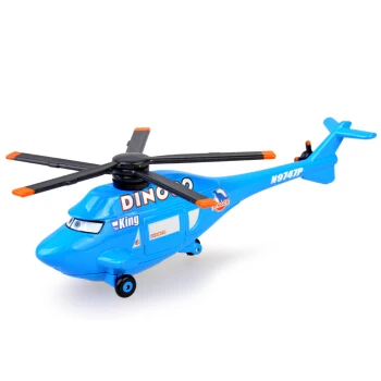 Disney Pixar Automašīnām Dinoco Helikopteru Karalis No. 43 Metāla Lējumiem sakausējuma Rotaļu Auto plaknes modeli, bērniem 1:55 Zaudēt Pavisam Jaunu