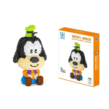 Disney Sērijas Diamond Celtniecības Bloki, Eeyore Plutons Mickey Mouse Simba Lion Timon Pumbaa Mikro Ķieģeļu Skaitļi Mini Grupu Rotaļlietas