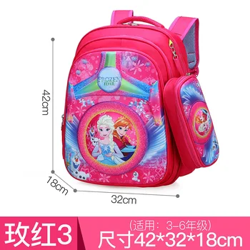 Disney cartoon mugursoma+zīmuli soma studenta soma meitenēm, zēniem, liela apjoma mugursoma 3-6 pakāpes anime bookbag bērnu soma saldēti