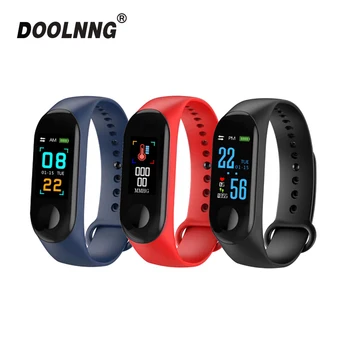 Doolnng M3 Plus Sports Fitness tracker Skatīties Smartband Smart Aproce asinsspiediens, Sirds ritma Monitors Smart joslā Aproce Vīriešiem