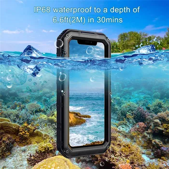 Doom Bruņas IP68 Ūdensnecaurlaidīga iPhone 11 11Pro 8 7 6s Plus XR XS Max coverShockproof lieljaudas Hibrīda Grūts Izturīgs Metāla Gadījumā