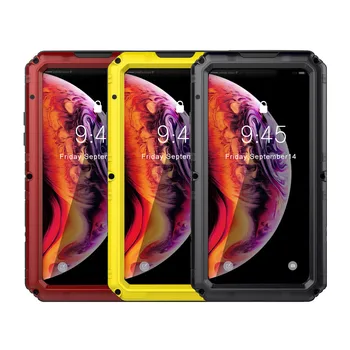 Doom Bruņas IP68 Ūdensnecaurlaidīga iPhone 11 11Pro 8 7 6s Plus XR XS Max coverShockproof lieljaudas Hibrīda Grūts Izturīgs Metāla Gadījumā