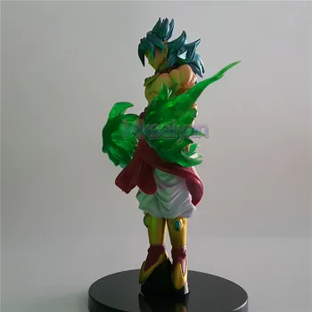 Dragon Ball Z Darbības Rādītāji Super Saiyan Broly Zaļās Enerģijas DIY LED Gaismas Anime Dragon Ball Super Broli Figuras Modelis Rotaļlietas