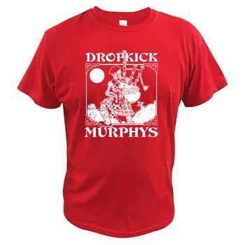 Dropkick Murphys T Krekls Skelets Piper Amerikāņu Celtic Punk Grupa Tshirt Elpojošs Kokvilnas T-Veida Topi