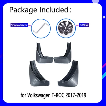 Dubļusargi priekš Volkswagen VW T-Roc TRoc T Roc 2017 2018 2019 Auto Piederumi Mudflap Fender Auto Rezerves Daļas