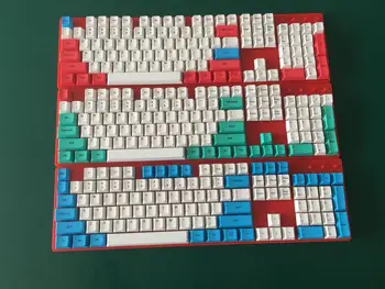Dyesub PBT keycaps ķiršu profilu mechancial klaviatūras 104 keycap krāsošanas subbed