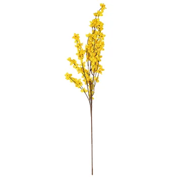 Dzeltenas Puķes Ziemas Jasmīns Dejas Orhideju Viltus Ziedu Zīda Plastmasas Mākslīgo Ziedu Mājas, Kāzu Svinības, Ziedu Dekori