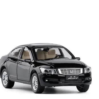 Dāvanas 1:32 Honda Accord 8 Sakausējuma modeļa simulācijas die-casting skaņas un gaismas savākšanas modeli,bērnu rotaļlietas,bezmaksas piegāde