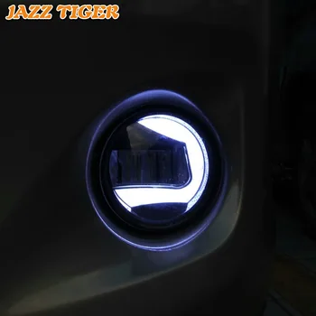 DŽEZA TIGER 2-in-1 Funkcijas LED Dienas Gaismas lukturi, Auto LED Miglas Lampas Projektoru Gaismas Suzuki Kizashi 2010 2011 2012