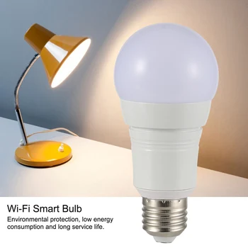 E27/B22/11W E14 WiFi Smart LED Spuldze Ar 16 Miljoniem Krāsu, lai Google Home Amazon Alexa WWO66