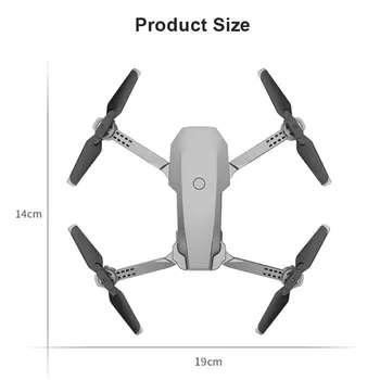 E68Pro Fpv Dūkoņa 4K 1080P 720P HD Platleņķa Kameras Wifi Rc Quadcopter Dron Kameras Salokāms Četru ass Augstums Turiet Drones Rotaļlietas