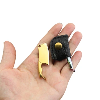 EDC kabatā Saliekamais Nazis Portatīvo Atslēgu Gredzens Mini Kempings Peeler Keychain Glābšanas Izdzīvošanas un Āra Rīku, Medībām