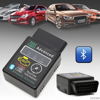 ELM327 V2.1 OBD 2 OBD-II Automašīnas Auto Bluetooth Diagnostikas Interfeisu Skeneris Android Auto tehniskās Apkopes, Diagnostikas Instrumentu May22 DropShip
