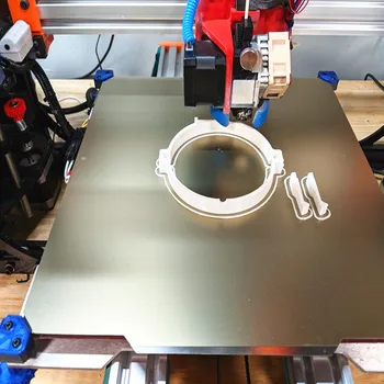 ENERĢISKS 3D Printeri Atsperu Tērauda PEI Lapa Siltuma Gulta Drukāšanas Platforma Prusa i3 Mk3 Mk3S 3D Printeri 241*254mm