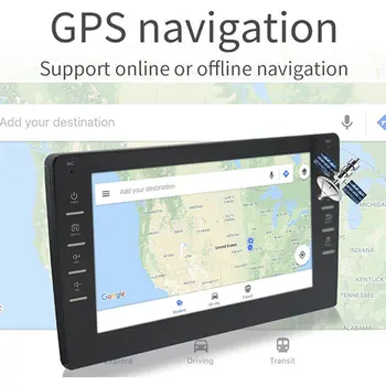 ESSGOO 8 collu Auto Radio 2 din Android 10.1 Autoradio Stereo 2.5 D Ekrānu, GPS Navigācijas Multimediju Atskaņotāju Volkswagen, Toyota
