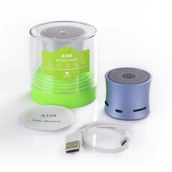 EWa A104 Bluetooth Skaļrunis MP3 Player Remote Camera Portatīvo Skaļruņu Metāla USB Ievade, MP3 Atskaņotājs, Stereo multimediju skaļrunis
