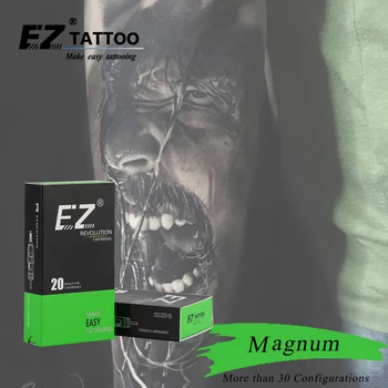 EZ Revolūcija Tetovējums Adatas Kārtridžu 3.5 MM Vidēja Konusu Magnum Rotācijas Tetovējums Mašīna 20PCS/Kaste