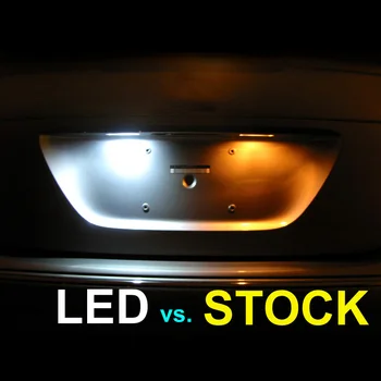 Edislight 12pcs Super Balts Zils Auto LED Spuldzes Interjera Iepakojuma Komplektu Par 2009. - 2013. Gadam Acura TSX Kartes Dome Lasījumā Licences Lampas