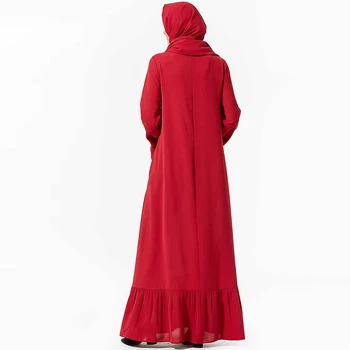 Eid Mubarak Abaya Kaftan Dubaija Hijab Musulmaņu Modes Kleita Islāmu Apģērbu Turku Kleitas, Sieviešu Caftan Drēbes Musulman De Režīmā