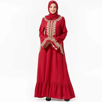 Eid Mubarak Abaya Kaftan Dubaija Hijab Musulmaņu Modes Kleita Islāmu Apģērbu Turku Kleitas, Sieviešu Caftan Drēbes Musulman De Režīmā