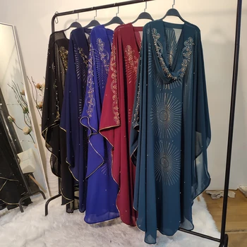 Eid Mubarak Dubaija Abaya Kimono Musulmaņu Kleita, Hijab Kaftan Abayas Islāma Apģērba Ramadāna Drēbes Āfrikas Kleitas, Sieviešu Caftan