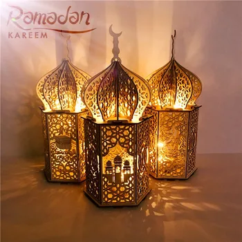 Eid Mubarak Ramadāna Palace Koka Ornamentu, Apdare, Mājas, Musulmaņu Ramadāna Un Eid Rotājumi Al Adha EID Musulmaņu Dekori