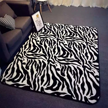 Eiropas Zebra Ģeometriskā Iespiesti Paklājus Dzīvojamā Istaba ar neslīdošu paklājos Vannas Mūsdienu Modes Grīdas Paklāju kājslauķus