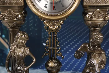Eiropas mākslas pulkstenis / sweep otro izslēgtu kustības / modes retro svārsta pulksteni Dāvanu Rotājumi Amatniecības Rotājumi WL5221542