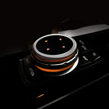 F10 F20 F30 iDrive Black Multi Media Rokturi, Vāks Melns, iDrive Pogu BMW