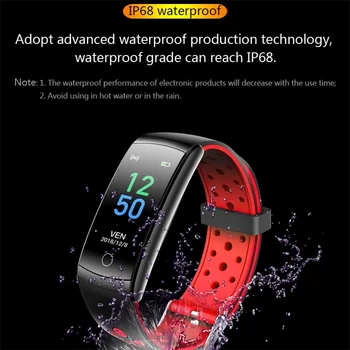 FIFATA Q8L Smart Aproce Sporta Fitnesa Tracker Vīrieši Sievietes Sirds ritma Monitors IP68 Ūdensnecaurlaidīga SmartWatch Samsung Xiaomi Tālruni