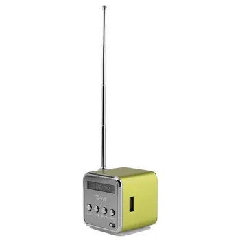 FM Radio, Skaļrunis Portatīvie Mini USB Stereo Skaļruņi Digital LCD Mūzikas Atskaņotājs Atbalsta TF Karti Skaļrunis, lai Tālruni PC