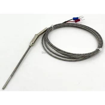 FTARP08 K tipa 1.5 m metāla skrīninga vads 150mm 2520 nerūsējošā tērauda elastīgā zonde termopāris temperatūras sensors