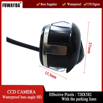 FUWAYDA CCD HD nakts redzamības 360 grādu auto sānu skata kamera, skats no priekšas sānu skats atpakaļgaitas rezerves atpakaļskata SUV MPV