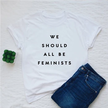 Feminisma tshirt modes sieviešu harajuku topi plus vintage tee grafikas tees streetwear gothic drukāt top harajuku smieklīgi krekli