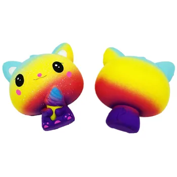 Fidget rotaļlietas Krāsains Galaxy Kaķis Aromātisks Šarmu Lēni Pieaug Izspiest Stresa Atslodzes Rotaļlieta-Stresa rotaļlietas squishy игрушки Antistresa
