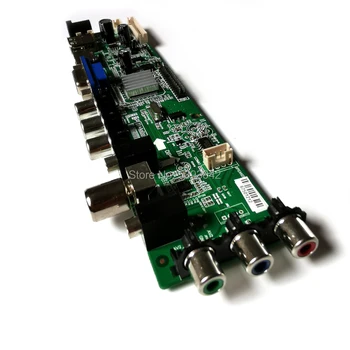 Fit B156XTN02.2 B156XTN02.3 B156XTN02.4 LCD panelis 1366*768 signāla digitālā 40Pin LVDS DVB-C VGA USB 3663 kontrollera karti komplekts