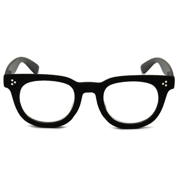 Flocking Lasīšanas Brilles Modes Cat Eye Pilna kadra briļļu vīrieši sievietes HD vecuma tālredzība Briļļu ērti Anti-zila Gaisma