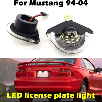 Ford Mustang 1994-2004 LED numura zīme Gaismas Powered by 18-SMD Xenon White LED