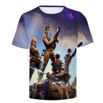 Fortnite Jaunu 3D Apdrukāta T-krekla, Vīriešu, Sieviešu T Fortnites Stila Spēle Attēls Modelis T Kreklu Bērnu Dzimšanas dienas Dāvanas