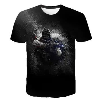 Foršs CS IET Spēlētājiem jaunas csgo Vīriešu, Sieviešu, Bērnu T-krekls 3D Drukas Īsām Piedurknēm T Krekls Vasaras Stila Zīmolu Topi, t-veida Apģērbu