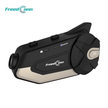 FreedConn R1 1080P HD Wifi R1 Motociklu Domofons Ķivere Bluetooth Austiņas, Domofons Video Ieraksti Kameras Intercom
