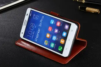 Fundas Huawei G750 Augstas Kvalitātes Pārsegu Gadījumā Huawei Honor 3X Coque Magnētisko Ādas Maksts Korpusa Capa