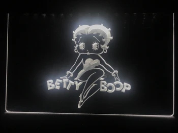G197 Betty Boop Neona Gaismas Zīme, mājas dekoru veikals amatniecības led zīme