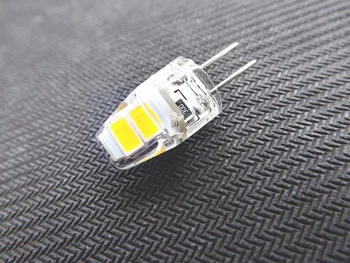 G4 LED Lampas 6V Adatas Mazās Lampas Gaismas g4 Led silikagela Spuldzes 10pcs