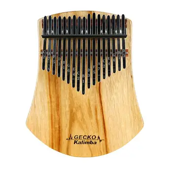 GECKO 17 Taustiņus, Kalimba Āfrikas Kampars Koka Īkšķi Klavieres Pirkstu Sitamie Kvalitātes Koka Mūzikas Instrumentu Mbira Likembe Sanza