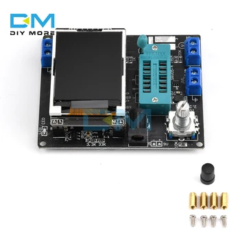 GM328A Tranzistors Testeri Diožu Sprieguma Frekvences LCR Mērītājs krievu/angļu Versija PWM Kvadrātveida Vilnis Signālu Ģenerators Monitorā