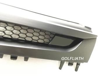 GOLFLIATH V-W Golf MK7 Priekšā, Centrs Restes Melnais Hroms ABS Radiatoru Pārsega Augšējā Grils golf 7