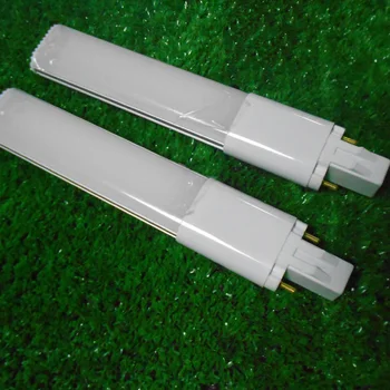 GX23 LED 2 Pin PL Pārbūvēt Lampa 4W 5W 6W 8W 9W 10W G23 CFL Nomaiņa Horizontālo Padziļinājumā Leju Gaismas Spuldze, silti balta Dzidri balts
