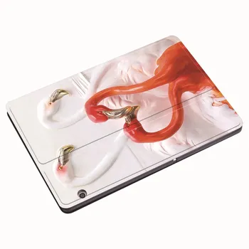 Gadījumā Huawei MediaPad T3 8.0 /T3 10 9.6 /T5 10/M5 Lite 10.1/M5 10.8 Iespiesti flamingo PU Ādas Tablete Stāvēt uz Lietu